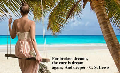 broken dreams (idiom)/