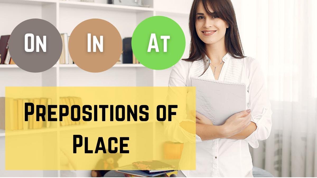 In At On Prepositions Of Place 