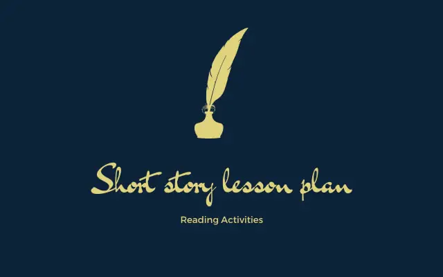 A short story lesson plan