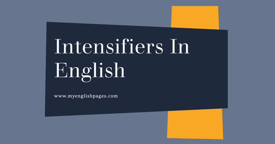 Intensifiers In English