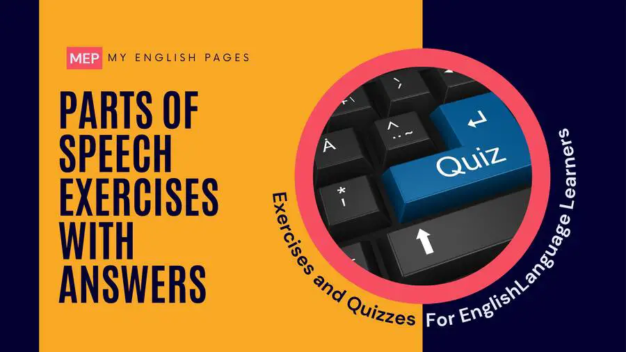 Parts of Speech Exercises with Answers