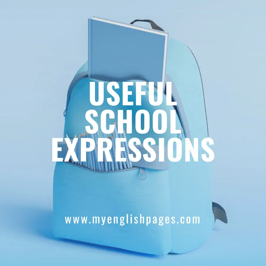 Useful School Expressions In English