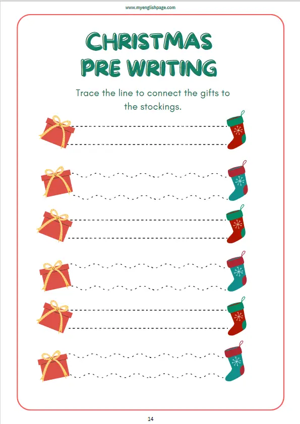 Christmas Activities: Connecting Gifts to Stockings