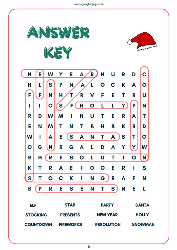 Christmas Activities: Christmas Word Search