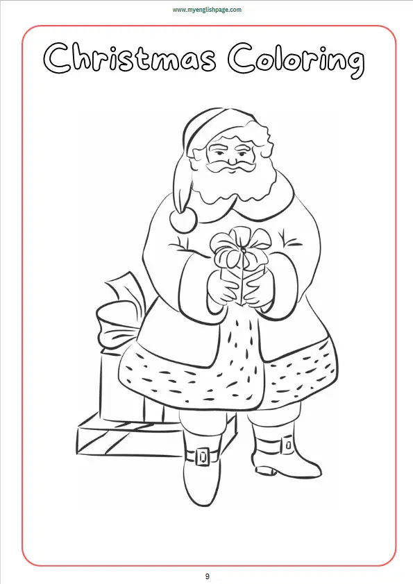 Christmas Activities: Coloring Pictures