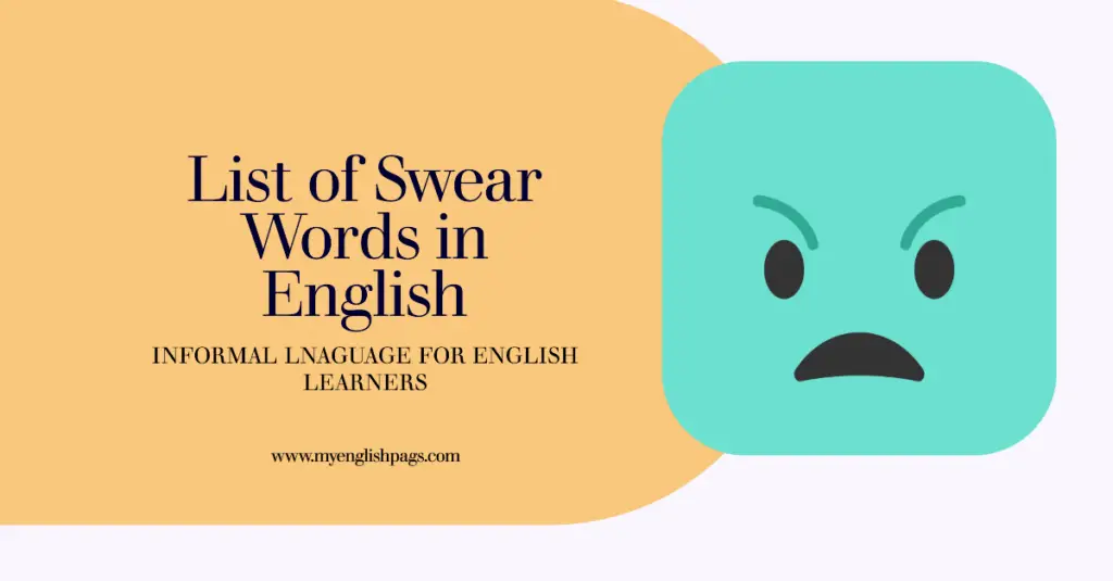 List of Swear Words in English