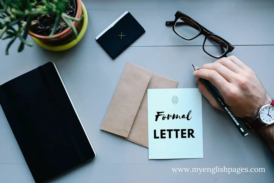 Writing a Formal Letter