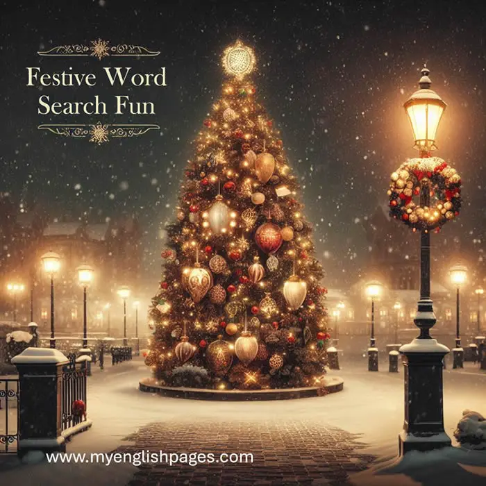 Christmas Gifts Word Search for Students