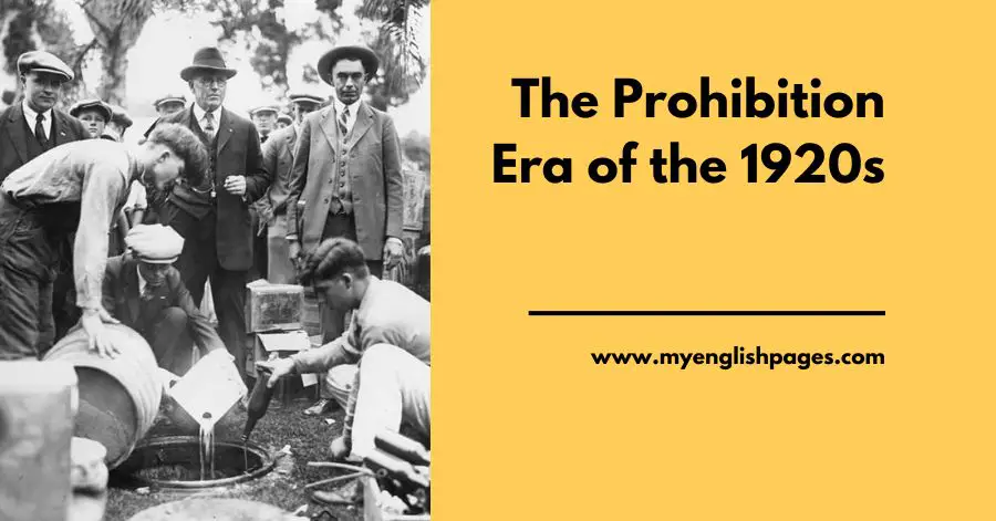 The Prohibition Era of the 1920s