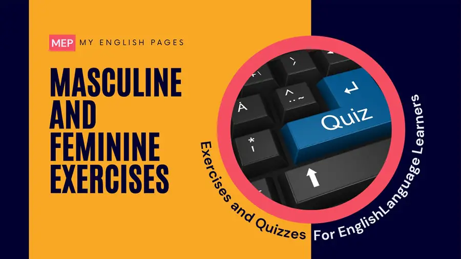Masculine and Feminine Exercises with Answers