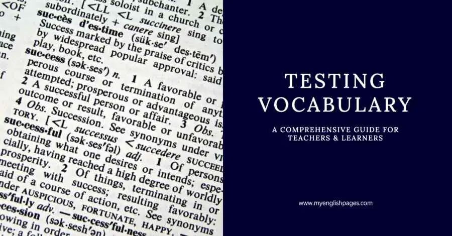 Testing Vocabulary