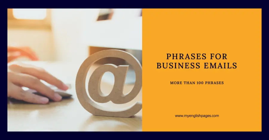Business English Phrases for Emails
